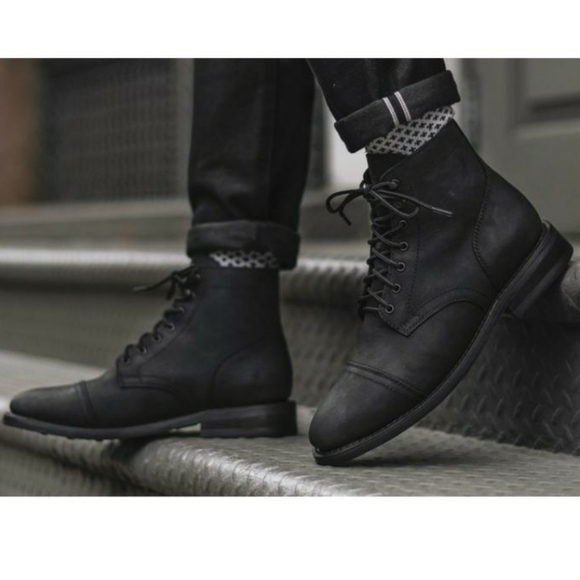 thursday black captain boot